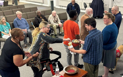 communion at meeting