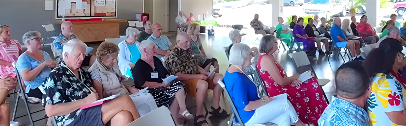 large group in church