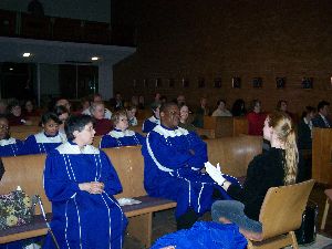 William Suggs and members of the Choir